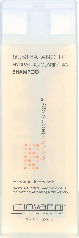 Giovanni Cosmetics: 50:50 Balanced Hydrating Clarifying Shampoo, 8.5 Oz