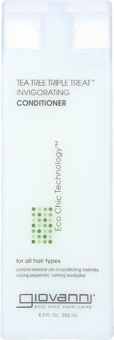 Giovanni Cosmetics: Tea Tree Triple Treat Conditioner, 8.5 Oz