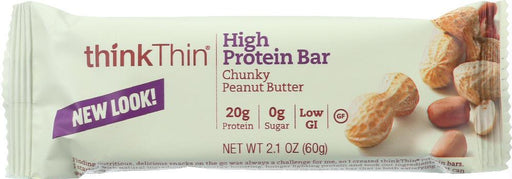 Thinkthin: High Protein Bar Chunky Peanut Butter, 2.1 Oz