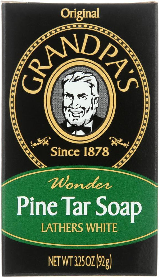 Grandpa's: Wonder Pine Tar Soap, 3.25 Oz