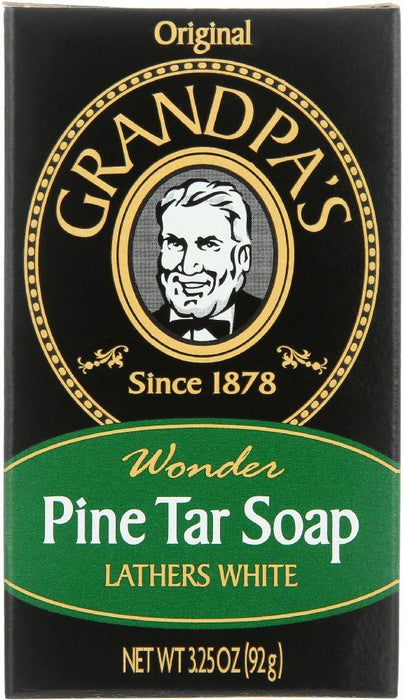 Grandpa's: Wonder Pine Tar Soap, 3.25 Oz