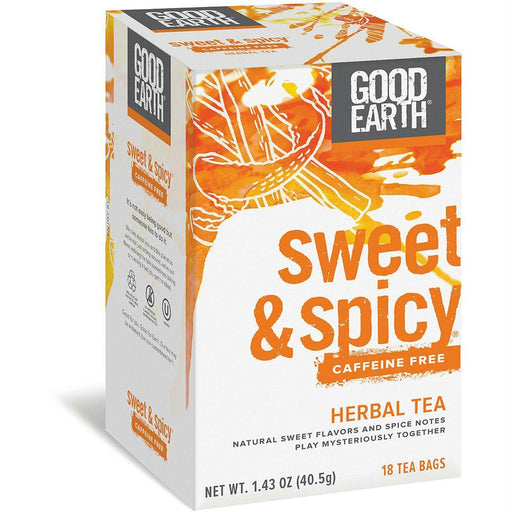 Good Earth: Original Tea Decaffeinated Sweet And Spicy Blend, 18 Tea Bags