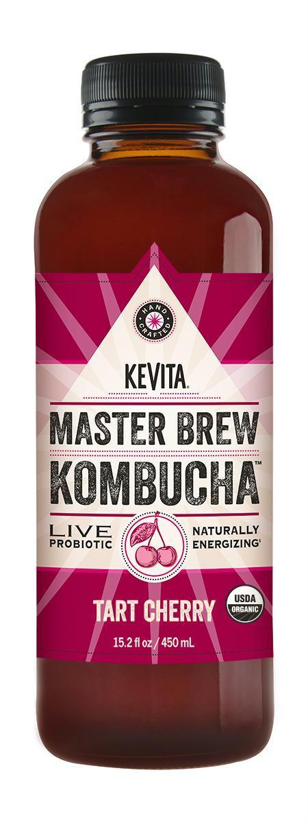 Kevita: Organic Master Brew Tart Cherry Kombucha, 15.2 Oz