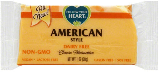 Follow Your Heart: American Style Cheese Alternative Portion, 1 Oz