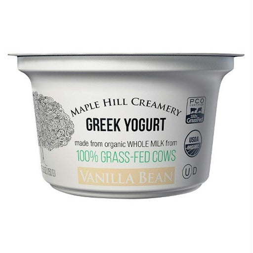 Maple Hill Creamery: Vanilla Bean Greek Yogurt, 5.3 Oz