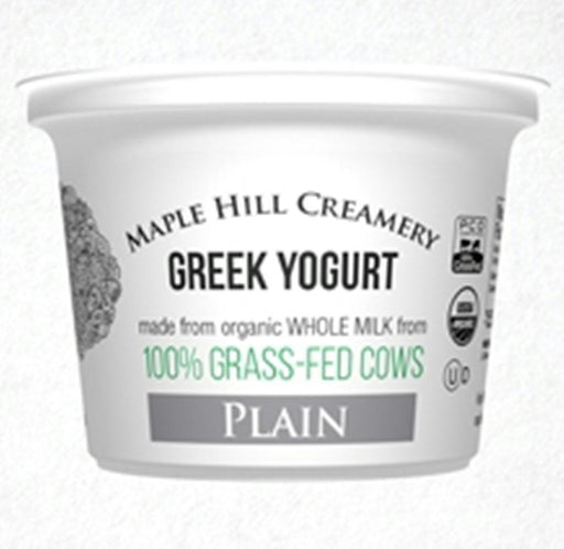 Maple Hill Creamery: Plain Greek Yogurt, 16 Oz