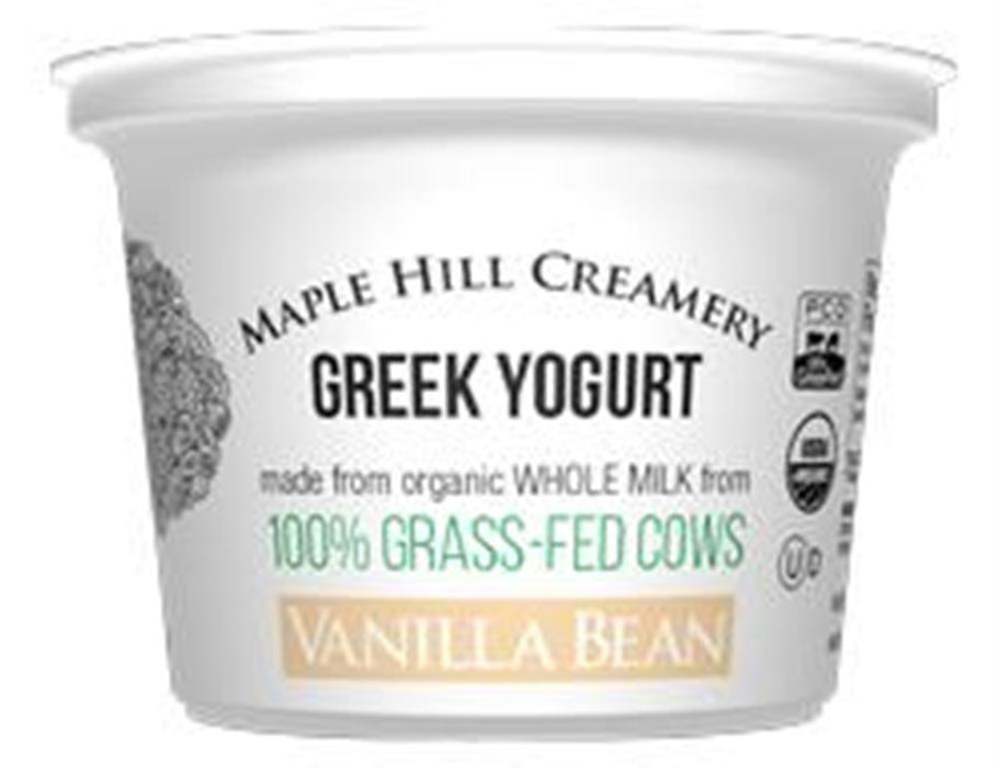 Maple Hill Creamery: Vanilla Bean Greek Yogurt, 16 Oz