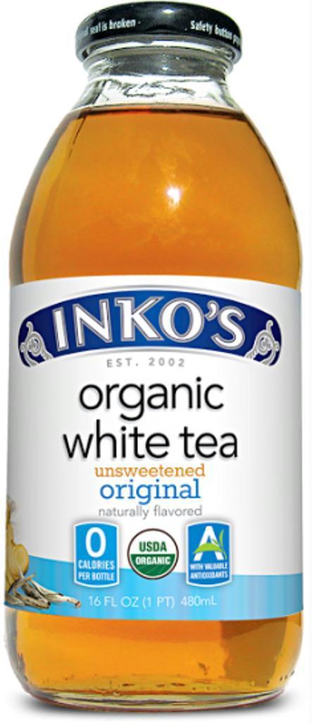 Inkos: 100% Natural White Tea Original Organic , 16 Oz