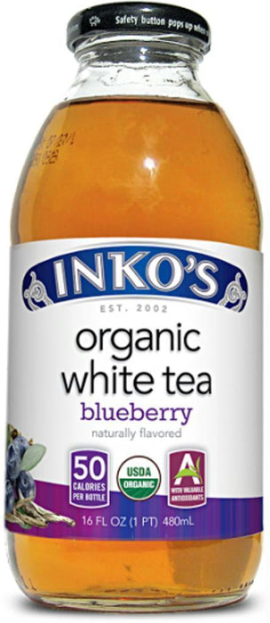 Inkos: Organic White Tea Blueberry, 16 Fl Oz