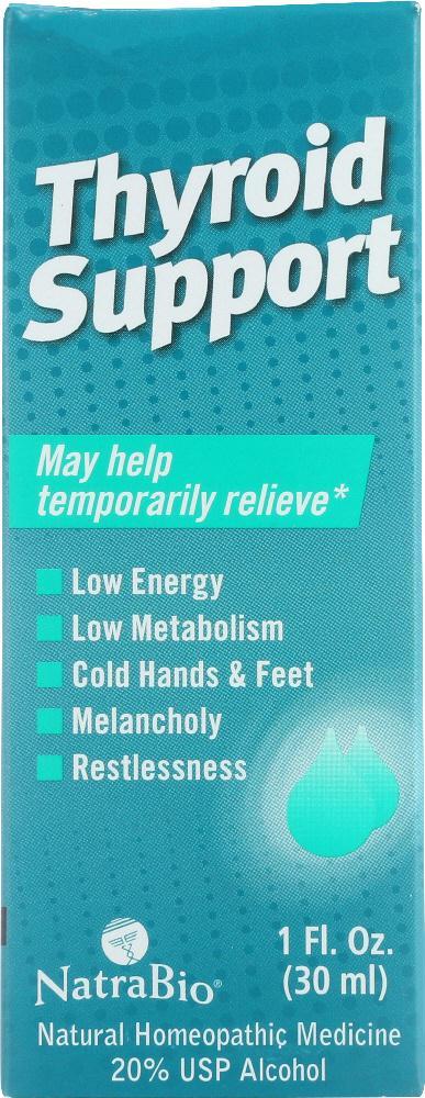 Natra Bio: Thyroid Support Formula, 1 Oz