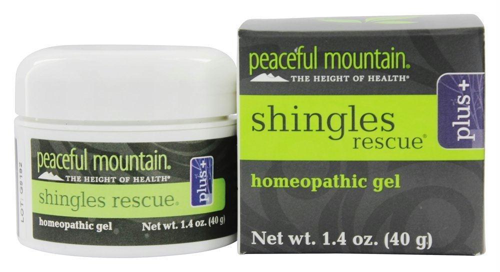 Peaceful Mountain: Shingles Rescue Plus + Homeopathic Gel, 1.4 Oz