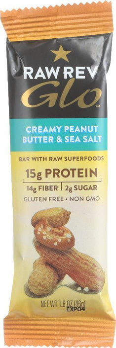 Raw Revolution: Bar Creamy Peanut Butter & Sea Salt, 1.6 Oz