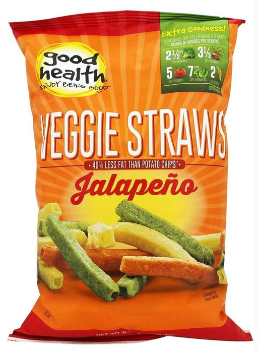 Good Health: Veggie Straws Jalapeno, 6.75 Oz