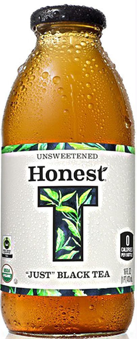 Honest Tea: Organic Unsweetened Just Black Tea, 16 Oz