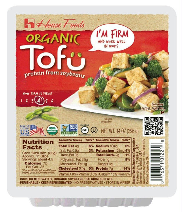 House Foods: Organic Firm Tofu, 14 Oz