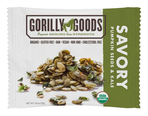 Gorillygoods: Raw Seeds & Greens Savory Organic Gluten Free Raw Vegan Non Gmo Cholesterol Free, 1.8 Oz