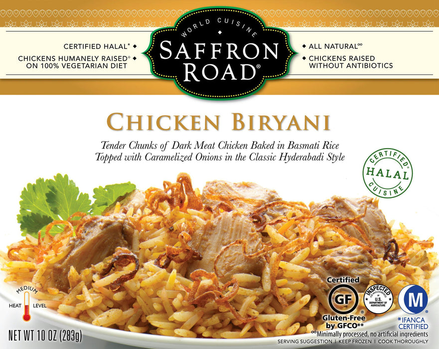 Saffron Road: Chicken Biryani Gluten Free, 10 Oz