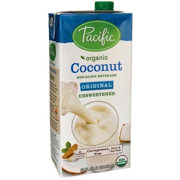 Pacific Foods: Organic Coconut Original Unsweetened Non-dairy Beverage, 32 Oz