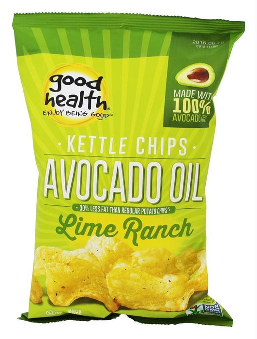 Good Health: Kettle Chips Avocado Oil Lime Ranch, 5 Oz