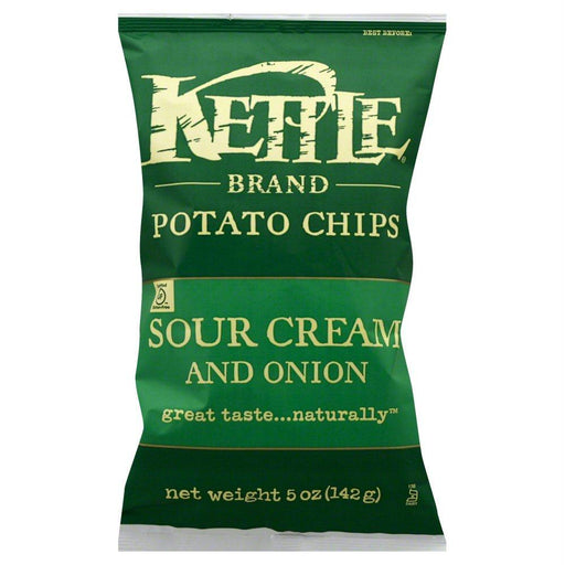 Kettle Brand: Potato Chips Sour Cream And Onion, 5 Oz