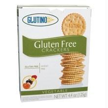 Glutino: Gluten Free Crackers Vegetable, 4.4 Oz