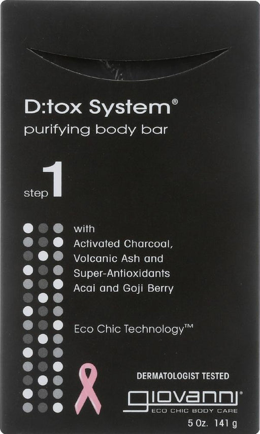 Giovanni: D:tox System Purifying Body Bar, 5 Oz