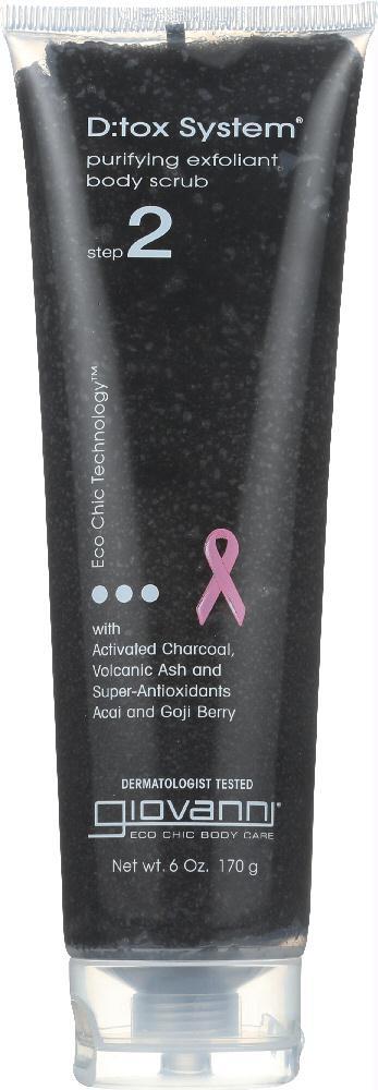 Giovanni: D:tox System Purifying Exfoliant Body Scrub Step 2, 6 Oz