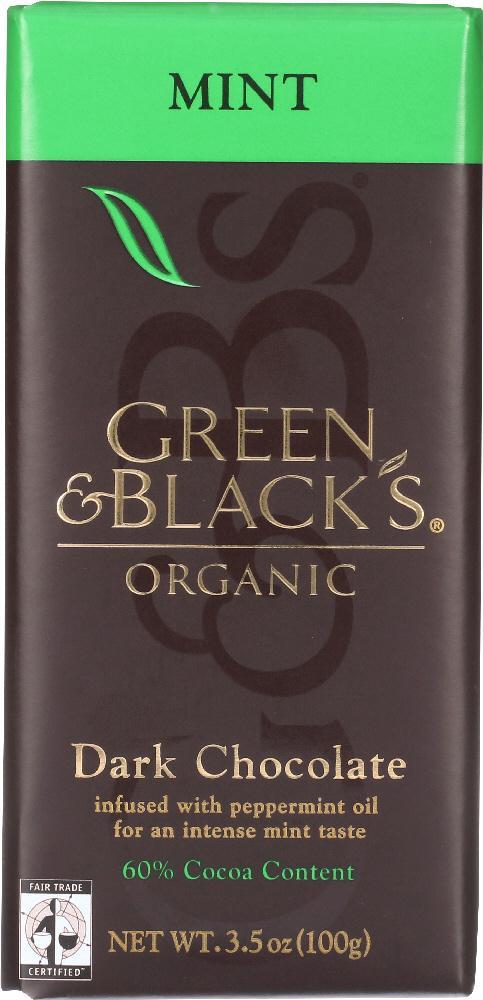 Green & Black's: Organic Dark Chocolate Mint, 3.5 Oz