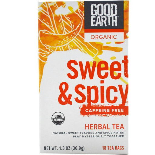 Good Earth: Organic Sweet And Spicy Herbal, Tea 18 Bags