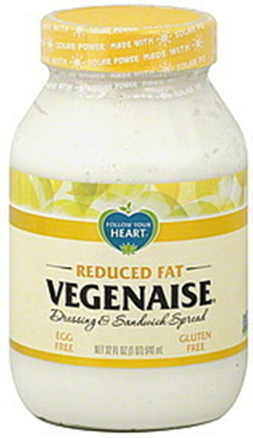 Follow Your Heart: Vegenaise Dressing & Sandwich Spread Reduced Fat, 32 Oz