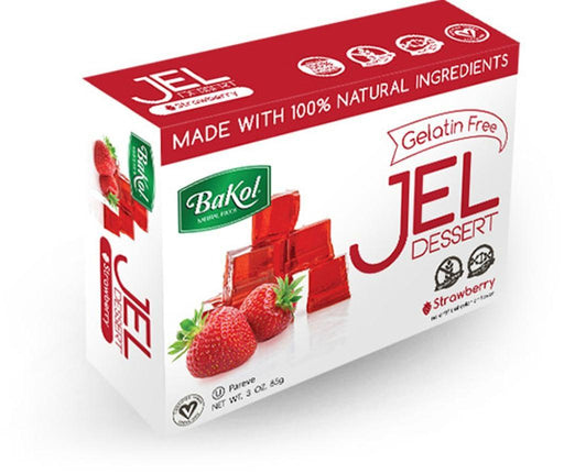 Bakol: 100% Natural Jel Dessert Strawberry, 3 Oz