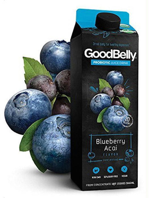 Good Belly: Probiotic Juice Drink Blueberry Acai, 32 Oz