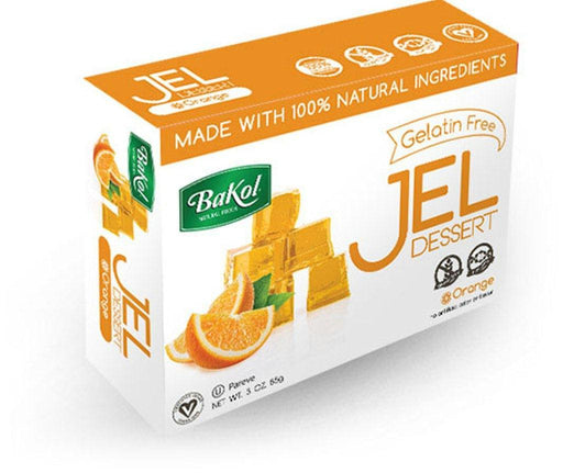 Bakol: 100% Natural Jel Dessert Orange, 3 Oz