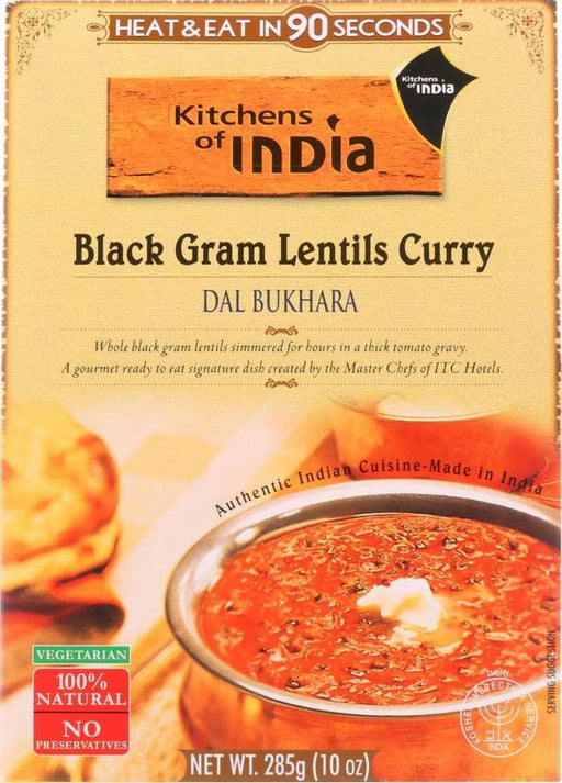 Kitchens Of India: Dal Bukhara Black Gram Lentils Curry, 10 Oz