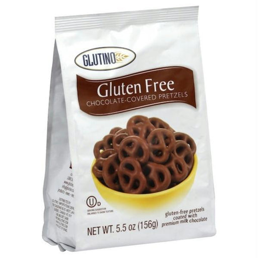 Glutino: Gluten Free Chocolate Covered Pretzels Fudge, 5.5 Oz