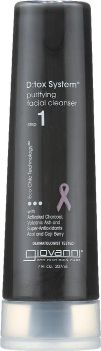 Giovanni Cosmetics: D:tox System Purifying Facial Cleanser Step 1, 7 Oz