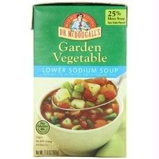 Dr. Mcdougall's: Lower Sodium Soup Garden Vegetable, 17.9 Oz