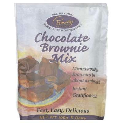 Pamela's Products: Gluten Free Brownie Mix Chocolate, 3.52 Oz