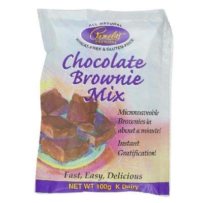 Pamela's Products: Gluten Free Brownie Mix Chocolate, 3.52 Oz