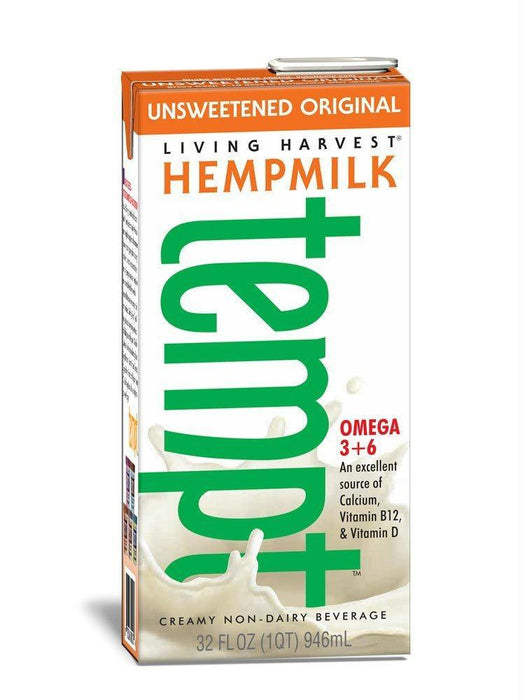 Living Harvest: Tempt Hempmilk Unsweetened Creamy Non-dairy Beverage Original, 32 Oz