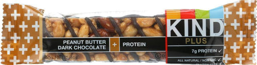 Kind: Plus Peanut Butter Dark Chocolate + Protein Bar, 1.4 Oz