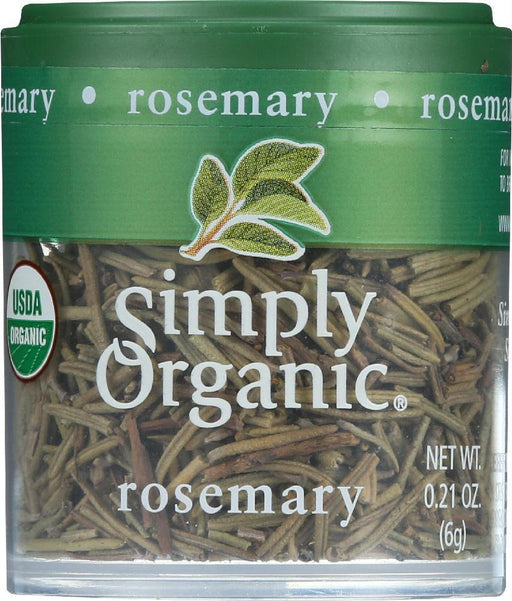 Simply Organic: Mini Rosemary Leaf Whole, 0.21 Oz