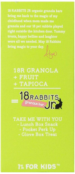 18 Rabbits: Organic Gluten Free Granola Bar Strawberry + Mango And Chia, 6 Bars