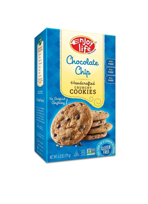 Enjoy Life: Handcrafted Crunchy Cookies Chocolate Chip, 6.3 Oz