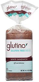 Glutino: Gluten Free White Sandwich Bread, 14.1 Oz