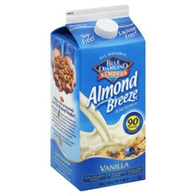 Blue Diamond: Almond Breeze Almondmilk Vanilla, 64 Oz