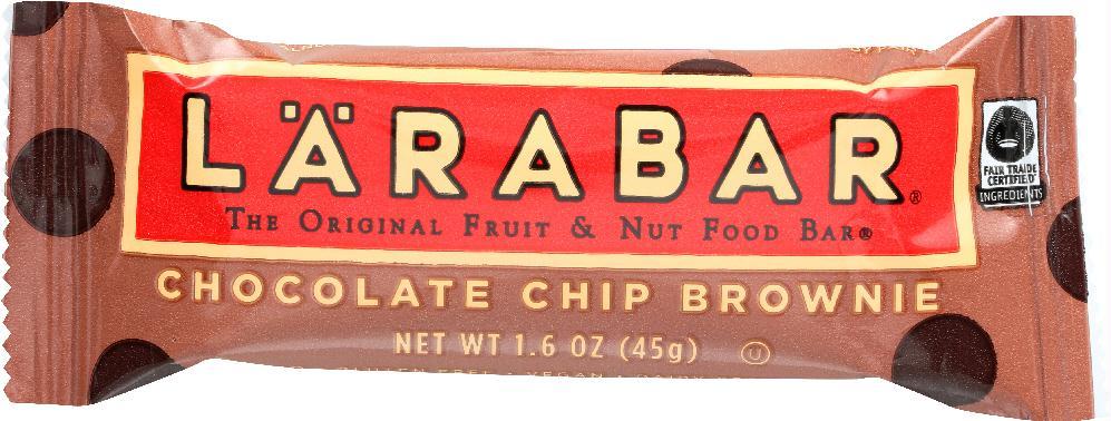 Larabar: Chocolate Chip Brownie Fruit & Nut Bar, 1.6 Oz