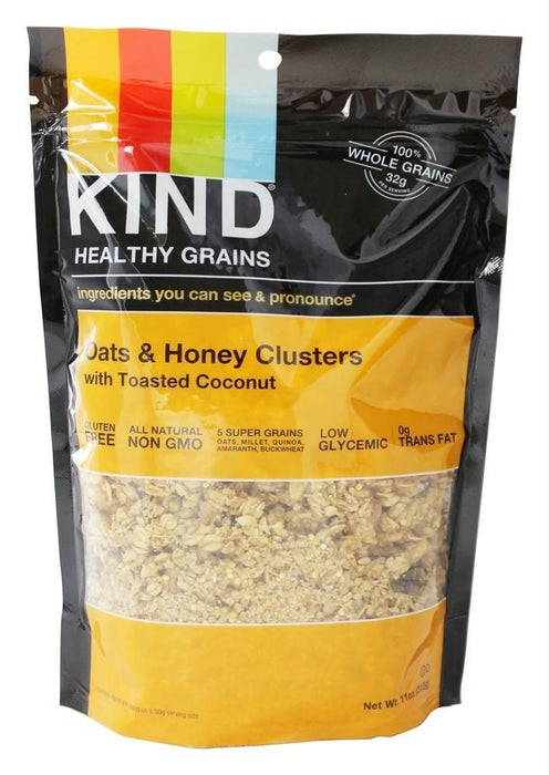 Kind: Healthy Grains Clusters Oats And Honey With Toasted Coconut, 11 Oz