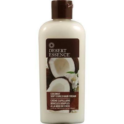 Desert Essence: Coconut Soft Curls Hair Cream, 6.4 Oz