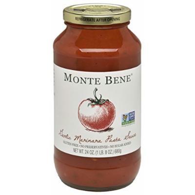 Monte Bene: Sauce Pasta Garlic Marinara, 24 Oz